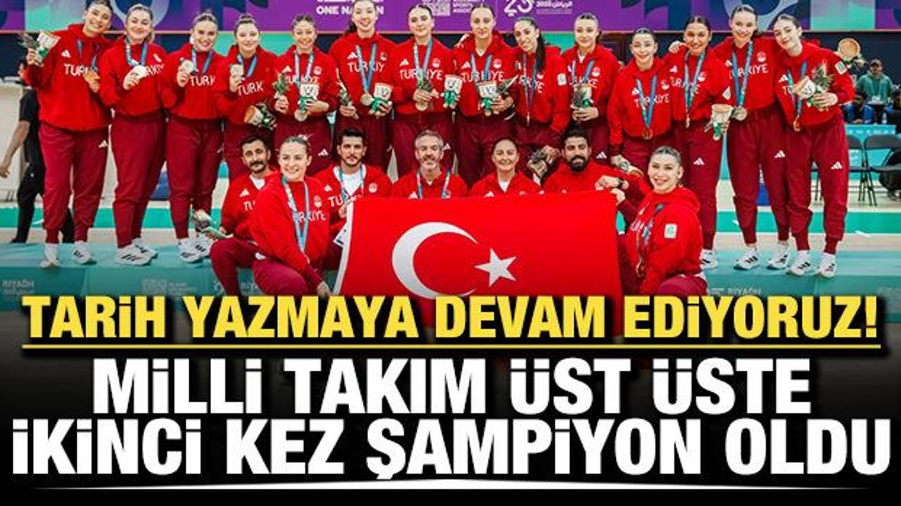 A Milli Kadın Hentbol Takımı, üst üste ikinci kez şampiyon!