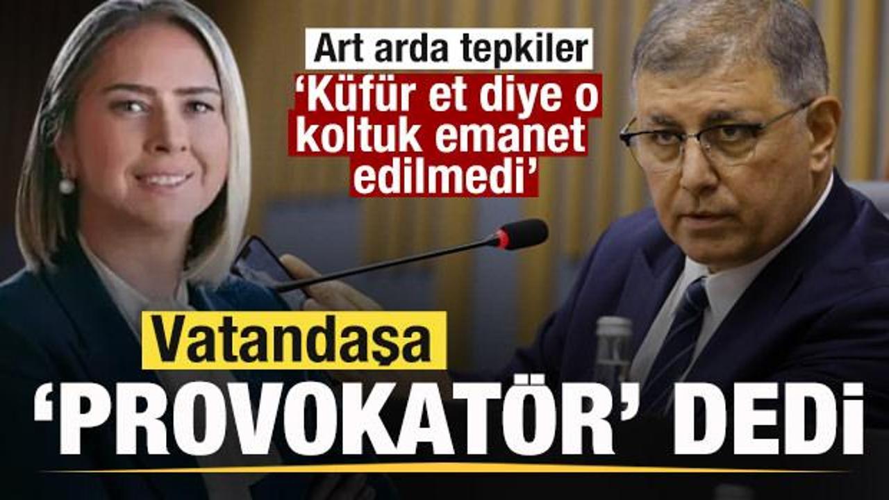 Cemil Tugay vatandaşa 'provokatör' dedi! Cevap gecikmedi!