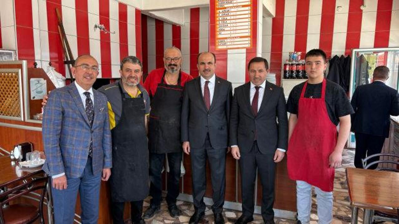 Konya'da belediye başkanlarından esnaf ziyareti!
