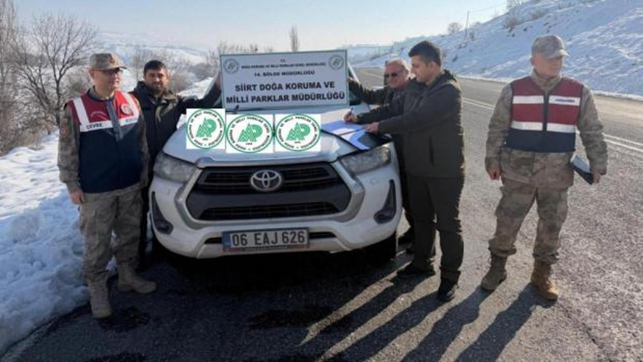 Siirt'te kaçak avcıya 26 bin lira ceza
