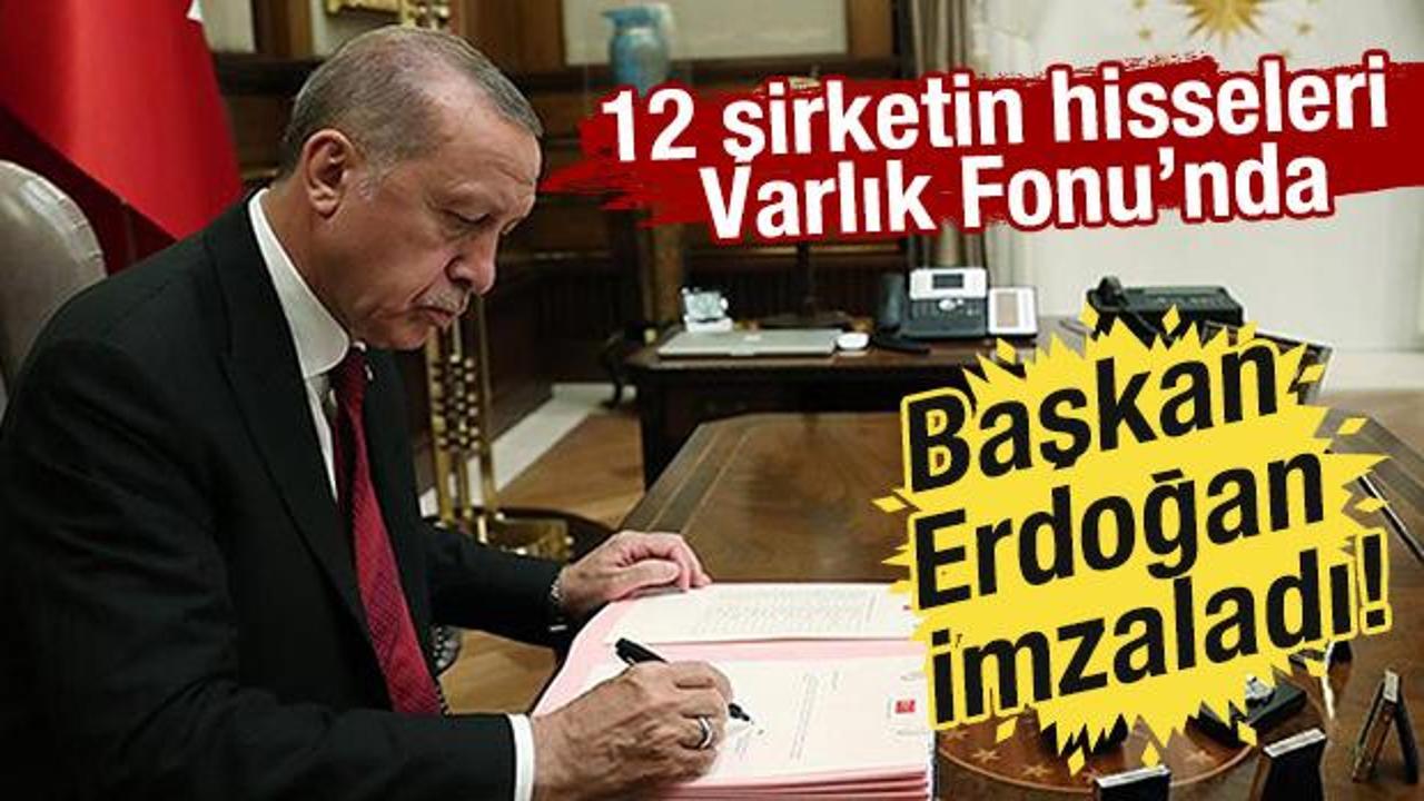 12 şirketin hisseleri Türkiye Varlık Fonu’na aktarıldı