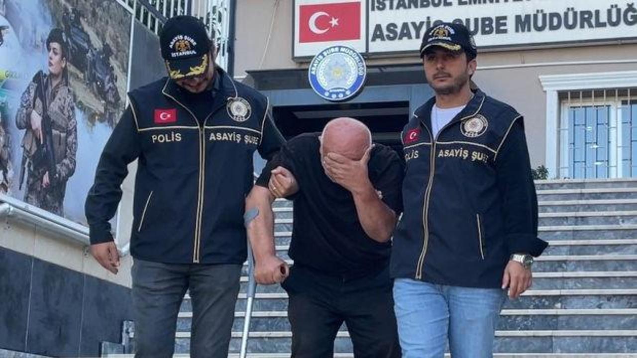 73 yaşında oto hırsızlığından tutuklandı; polisin yardımıyla merdivenden indi