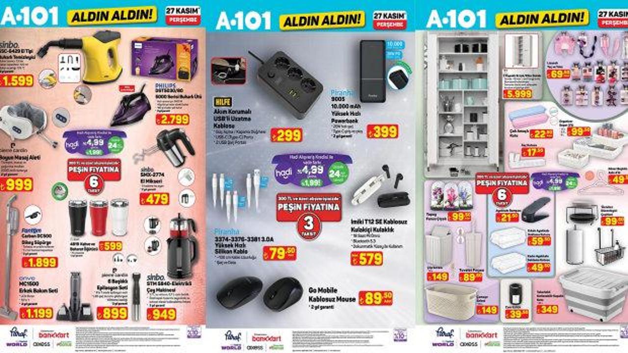 A101'de indirim üstüne indirim! 27 Ekim'de kaçırılmayacak kampanya...