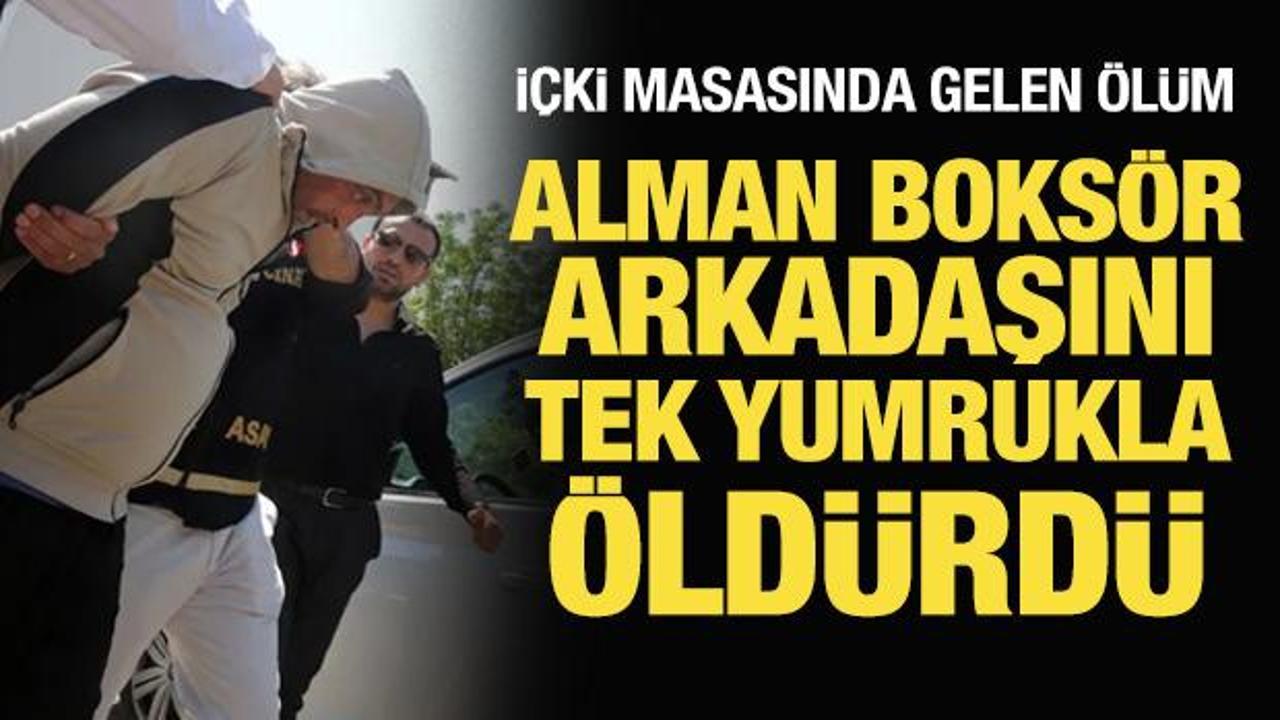 Alman boksör tartıştığı arkadaşını tek yumrukta öldürdü!