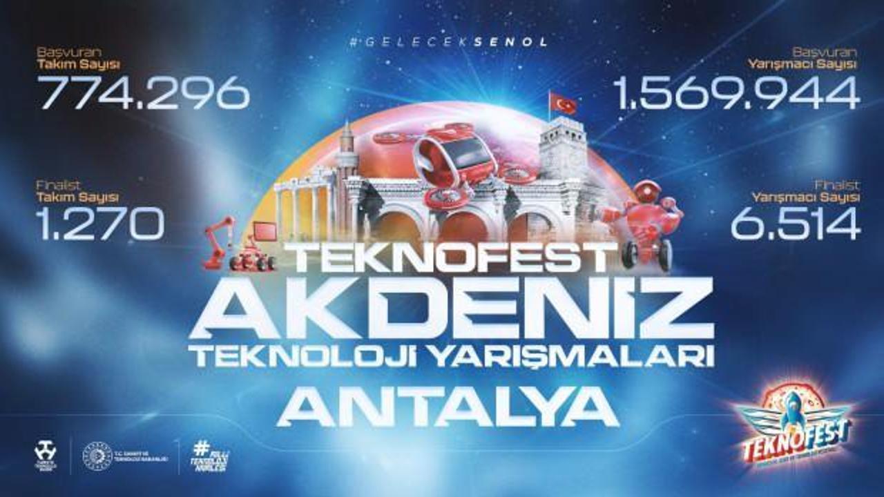Antalya'da düzenlenen TEKNOFEST Akdeniz Teknoloji Yarışmaları başlıyor