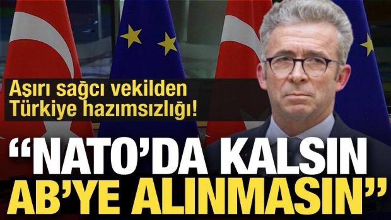 Aşırı sağcı vekilden Türkiye hazımsızlığı: Bizi değil kendi çıkarlarını düşünüyorlar...