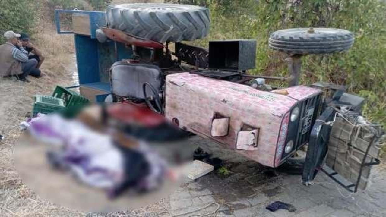 Aydın’da traktör devrildi: 1 ölü