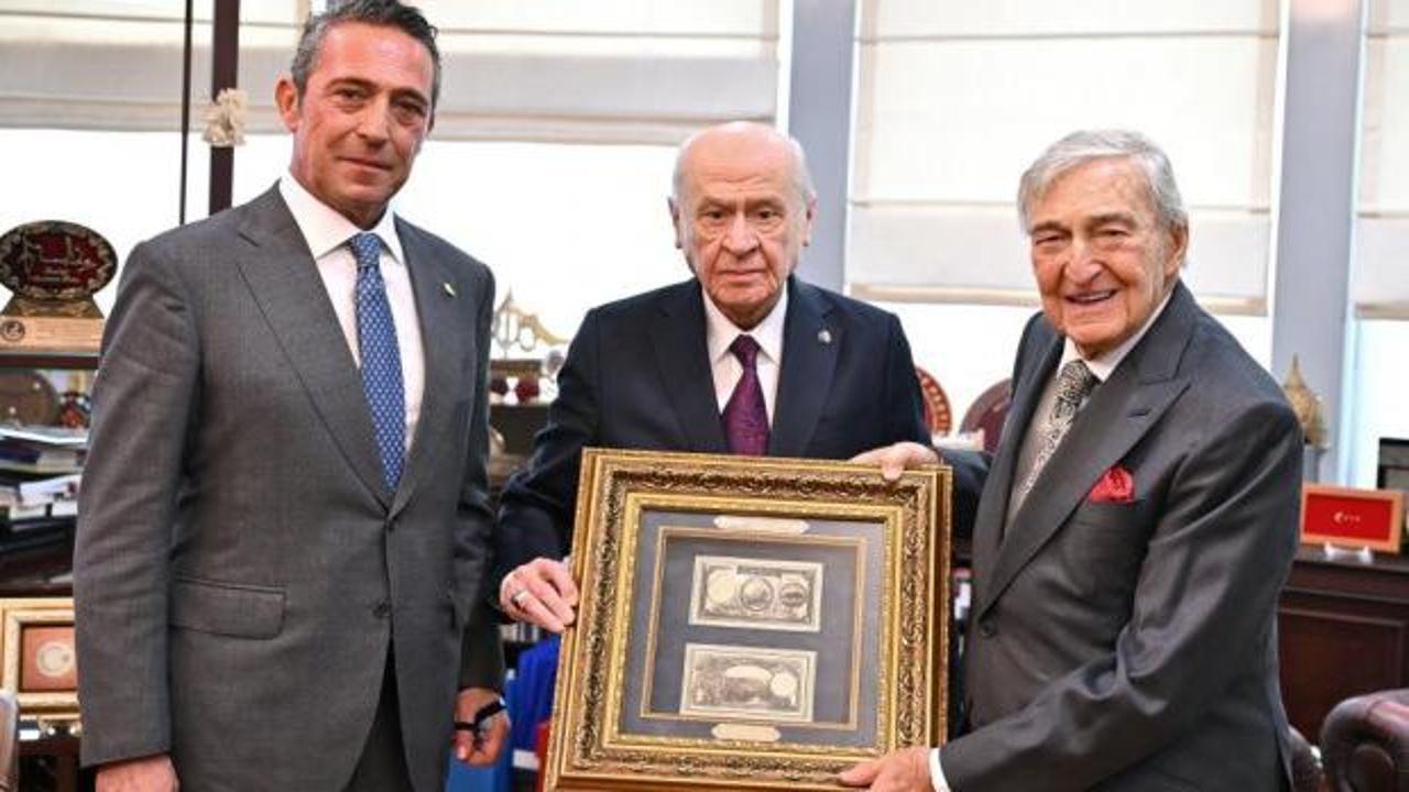 Bahçeli, Rahmi Koç ve Ali Koç'u kabul etti! 100. yıl daveti
