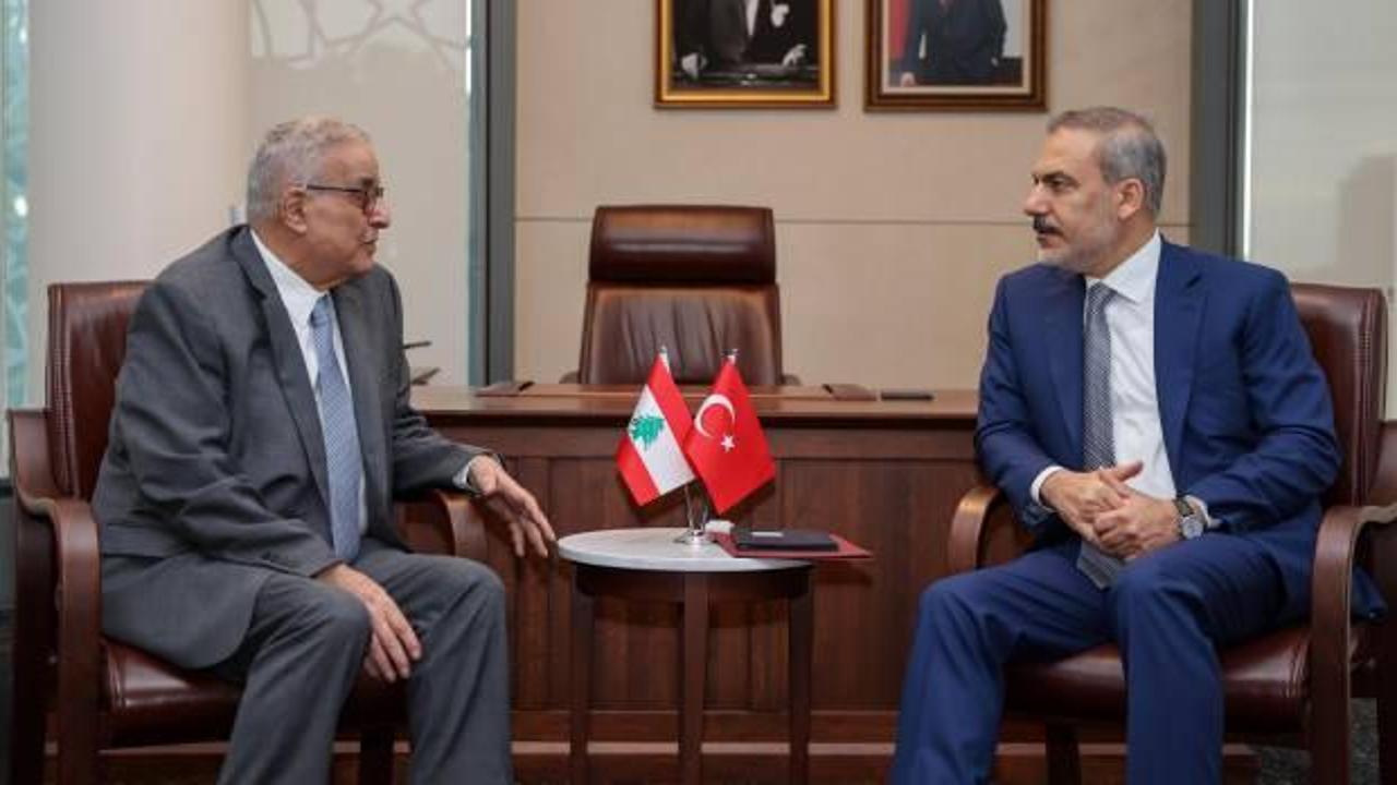 Bakan Fidan, Lübnan Dışişleri Bakanı Buhabib ile görüştü