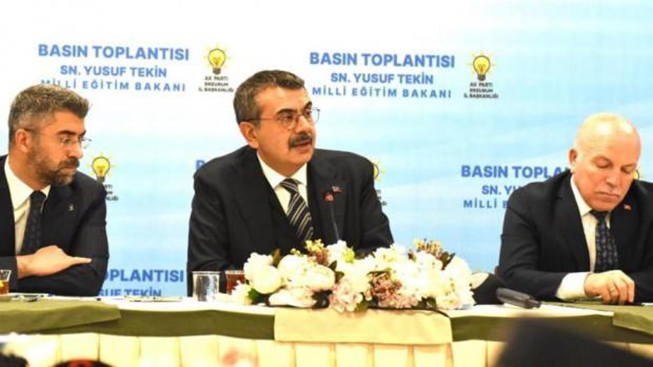 Bakan Tekin'den öğretmen atamalarıyla ilgili açıklama!