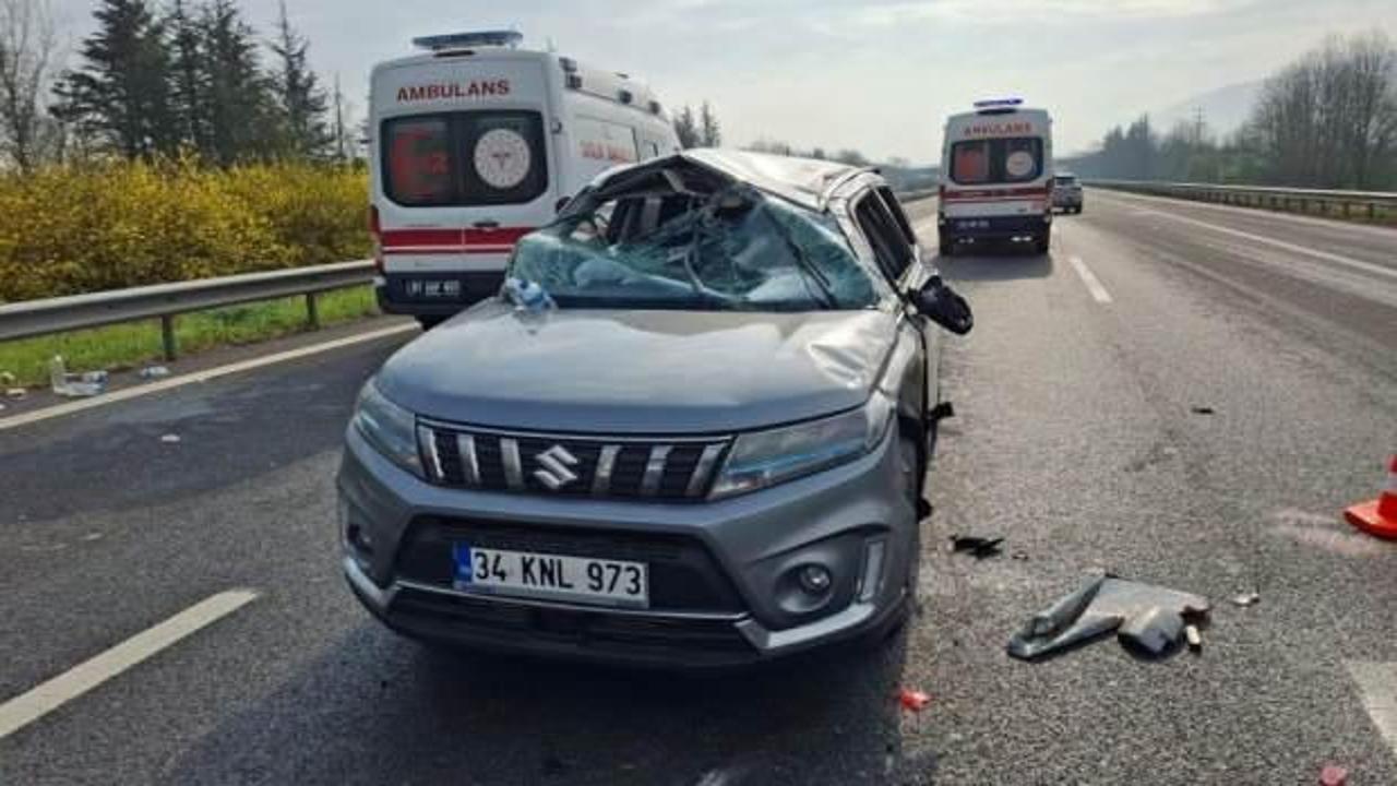 Bayram trafiğinde kaza: 6 yaralı