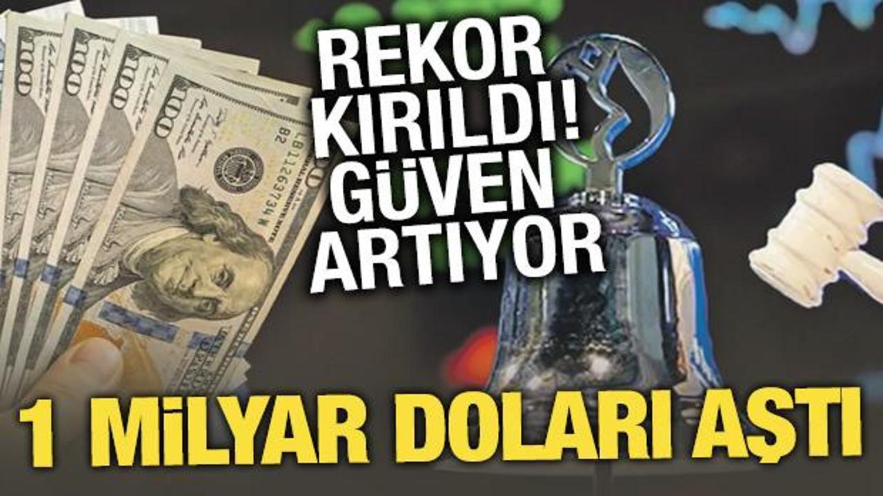 Borsa İstanbul'da halka arz büyüklüğü 1 milyar doları aştı
