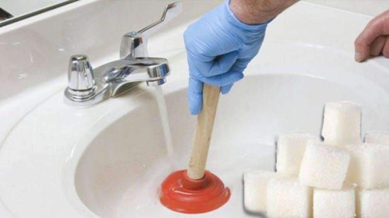 Çare küp şeker: Küp şeker ile gider tıkanıklığı nasıl açılır?