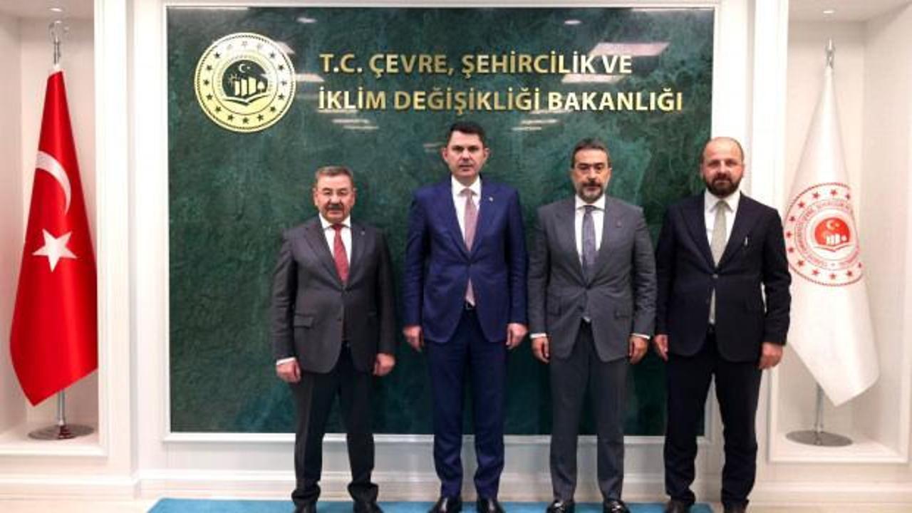 CHP'li başkandan Bakan Kurum'a ziyaret