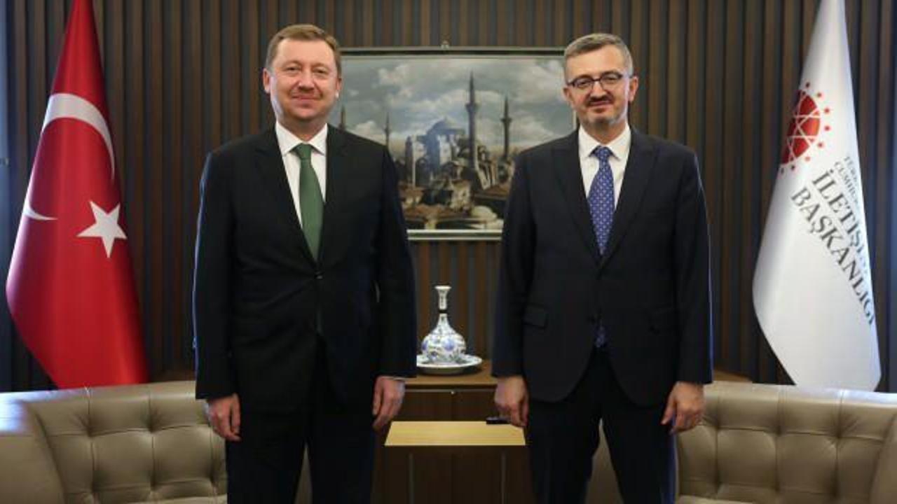 Cumhurbaşkanlığı Genel Sekreteri Susmaz'dan İletişim Başkanı Burhanettin Duran'a ziyaret