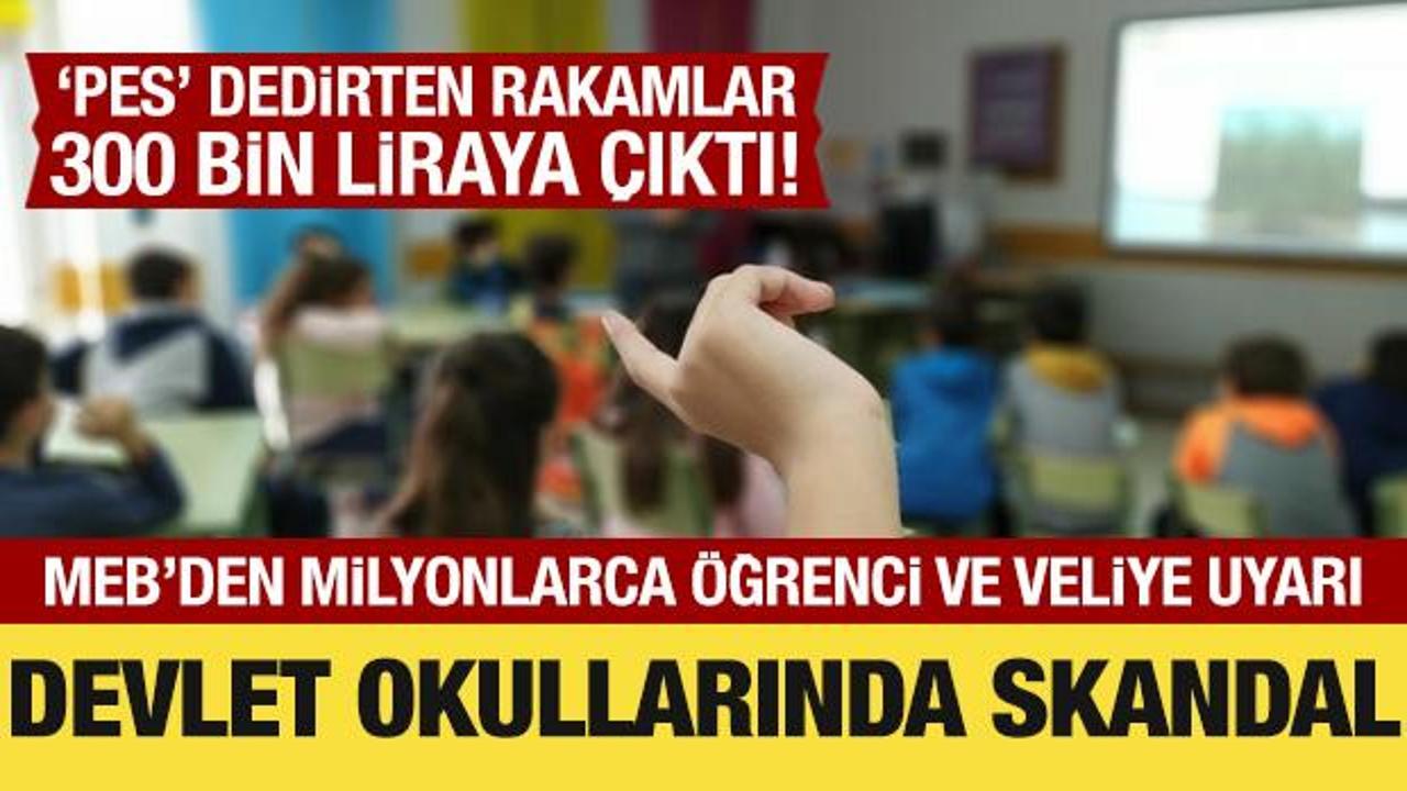 Devlet okullarında 'bağış' skandalı! 300 bin liraya çıktı: MEB'den velilere uyarı