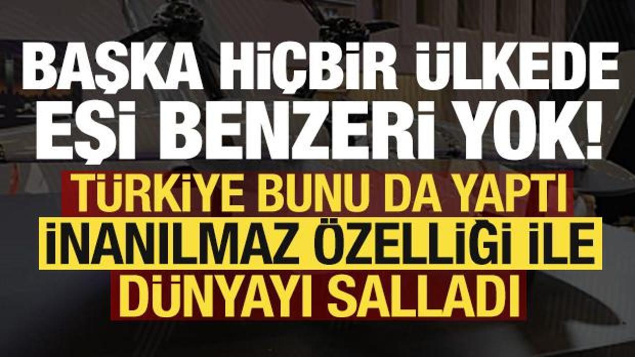 Dünyada eşi benzeri yok! TALAY inanılmaz özelliği ile dünyayı salladı...