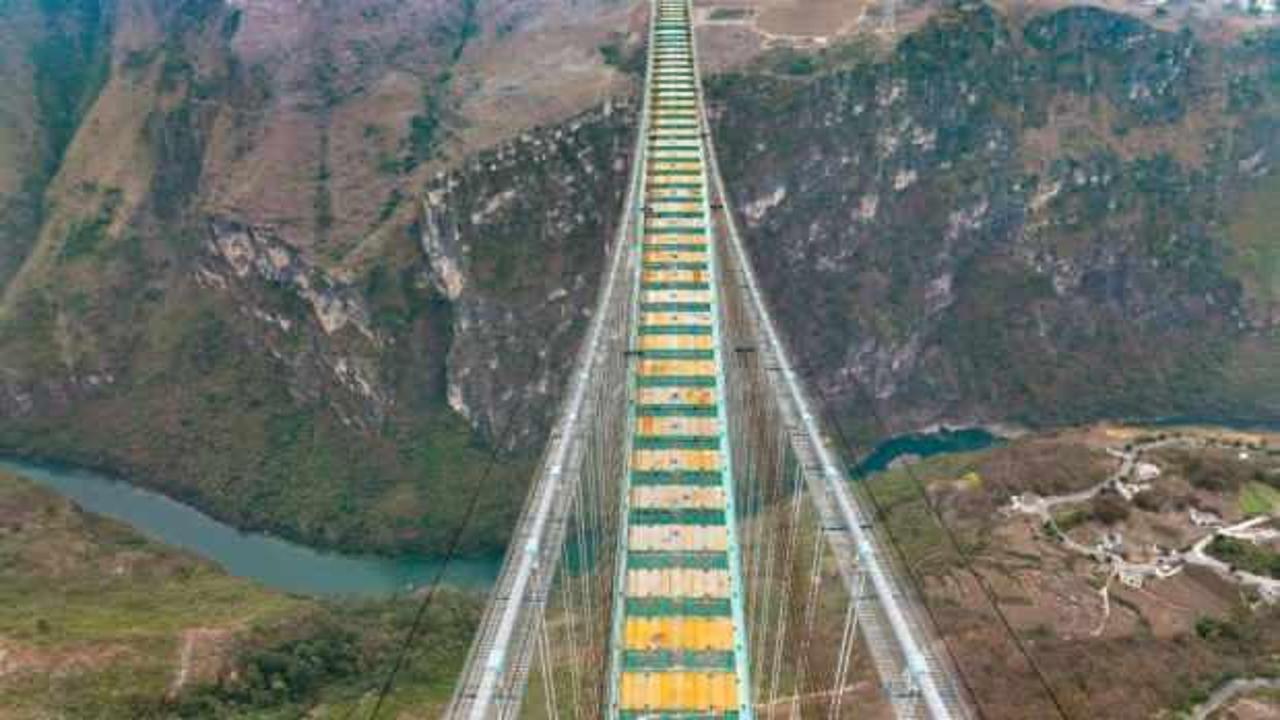 Dünyanın en yüksek köprüsü için geri sayım! Ülkede hazırlıklar tamam!