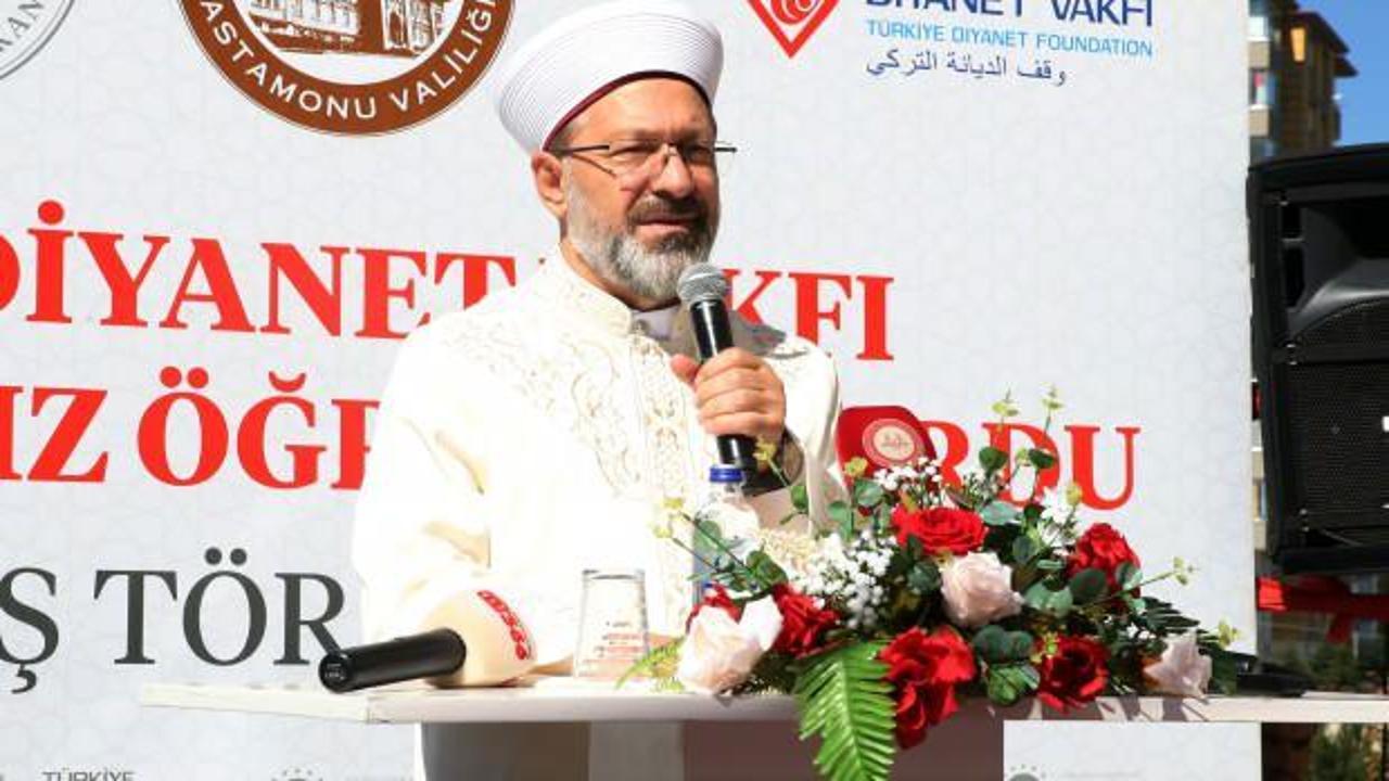 Erbaş: Bizim ilmimiz yaşatmak için, öldürmek için değil
