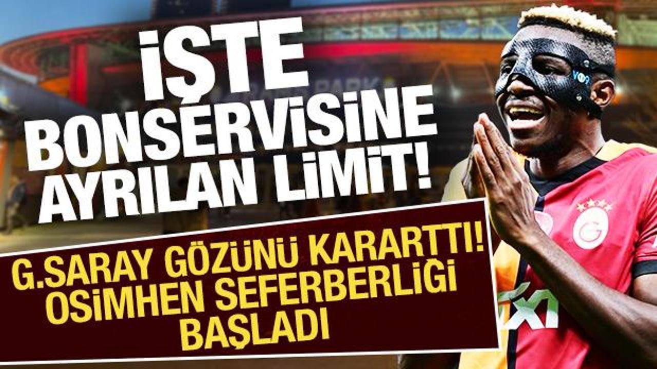 Galatasaray'da Osimhen seferberliği! İşte bonservisine ayrılan limit