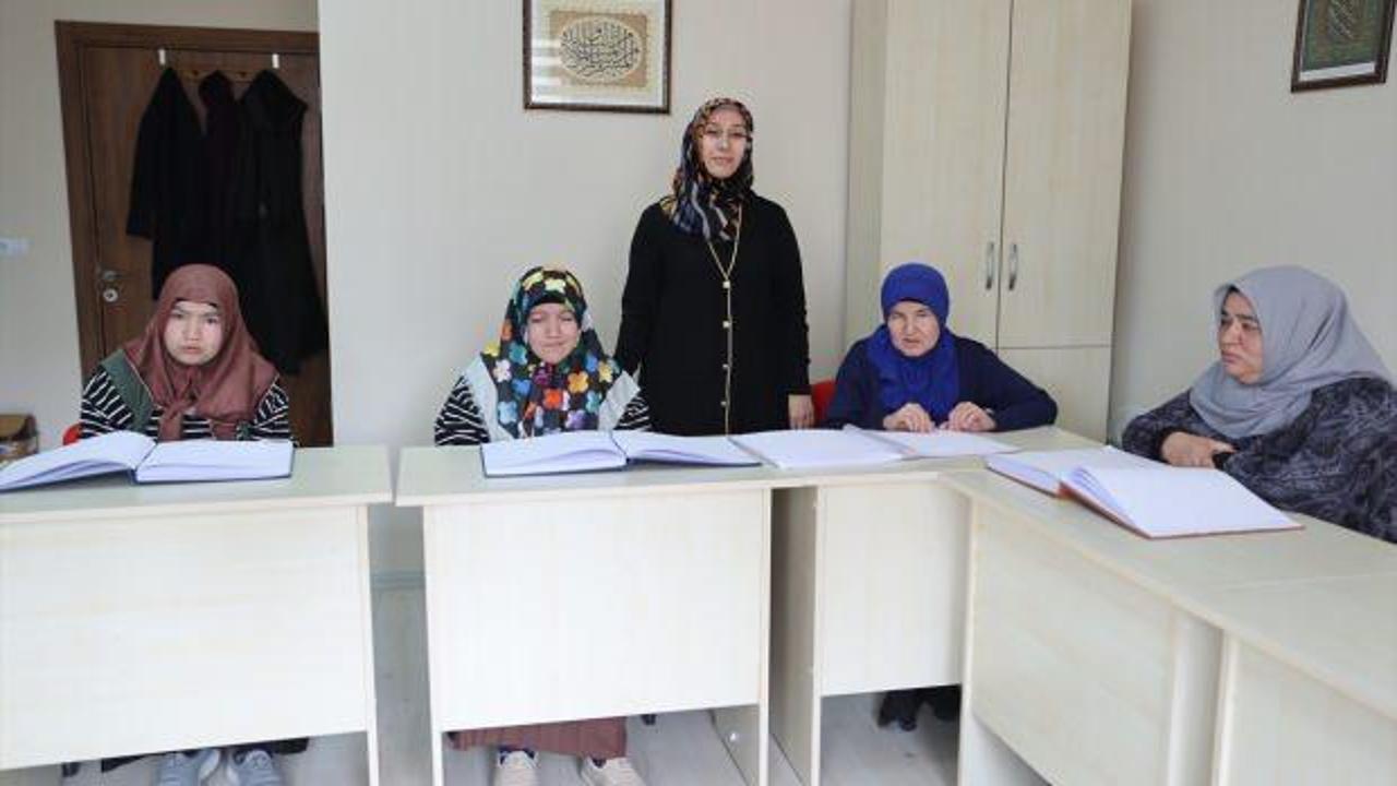 Görme engelli 5 kadının en büyük hayali hafız olmak