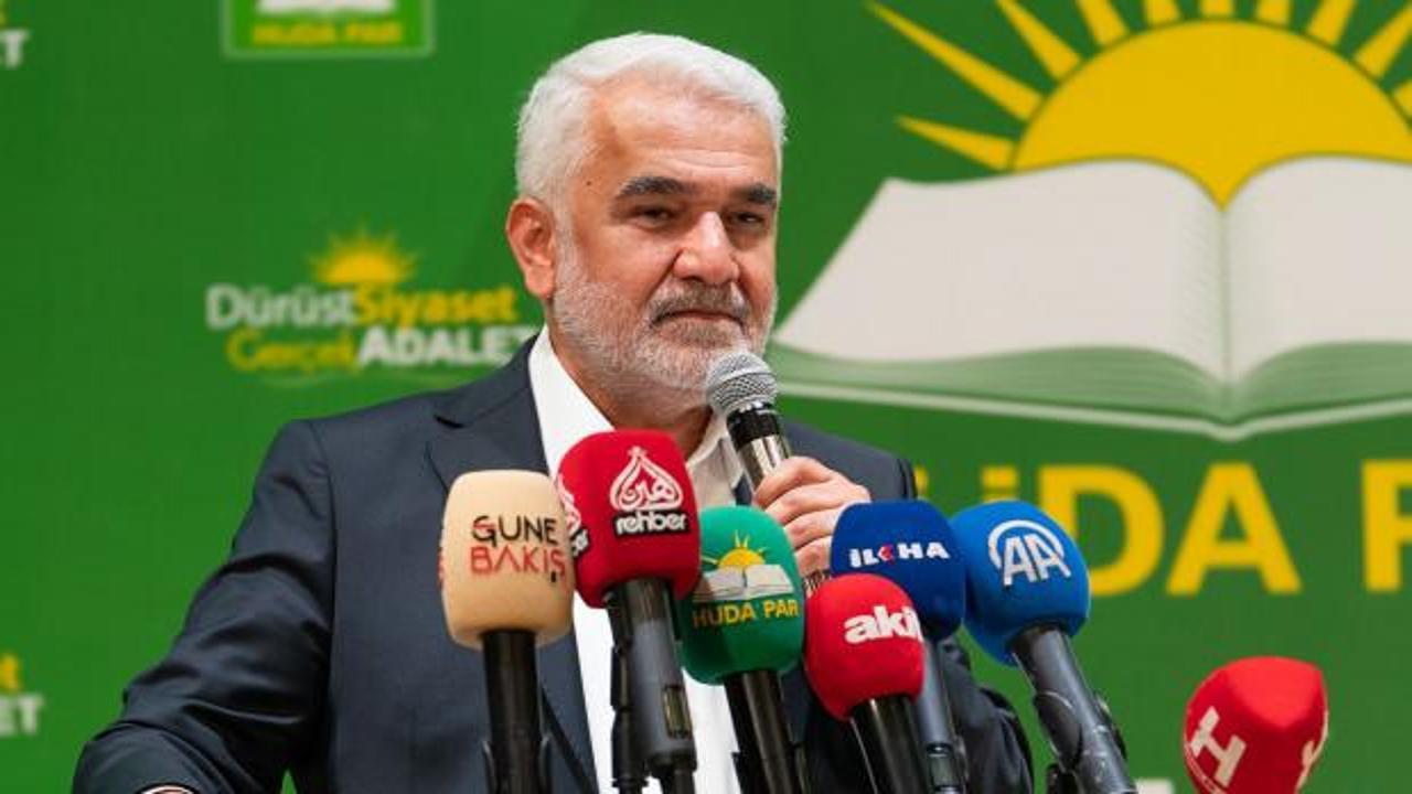 HÜDA PAR Genel Başkanı Yapıcıoğlu: Terör ülkenin gündeminden bütünüyle çıkmalı