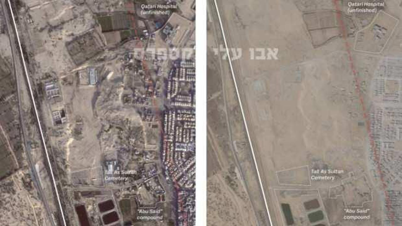 İsrail soykırımının en net görüntüsü! Atom bombasından beter... 3 ayda haritadan sildiler