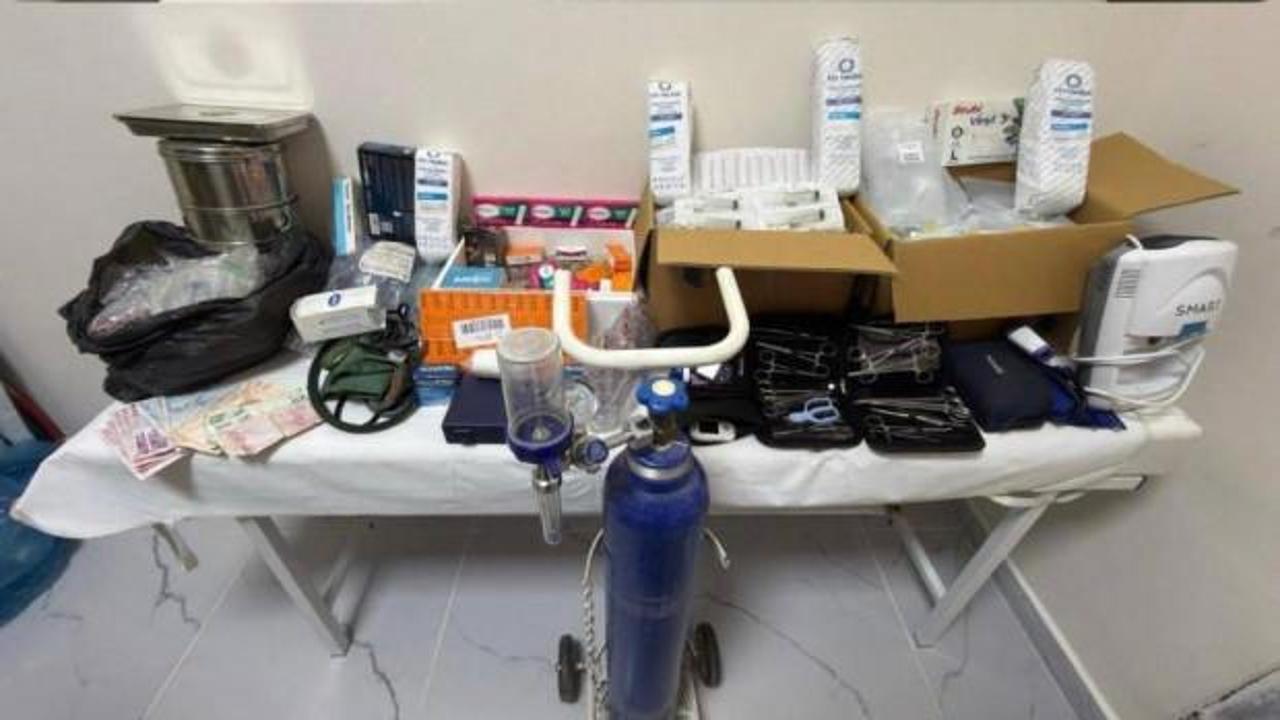 Kaçak sağlık merkezine operasyon düzenlendi