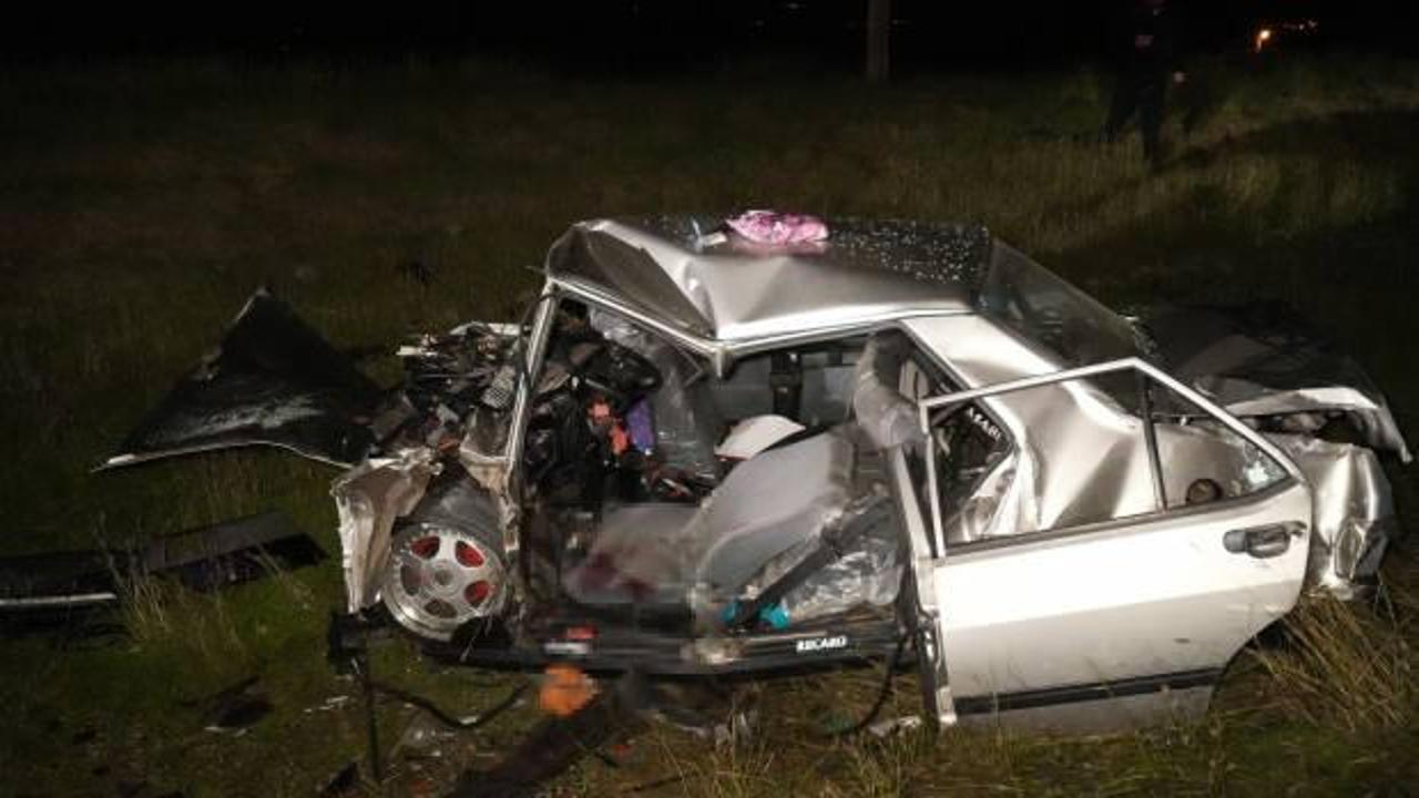 Kastamonu'da Tofaş otomobil hurdaya döndü: 3 ağır yaralı