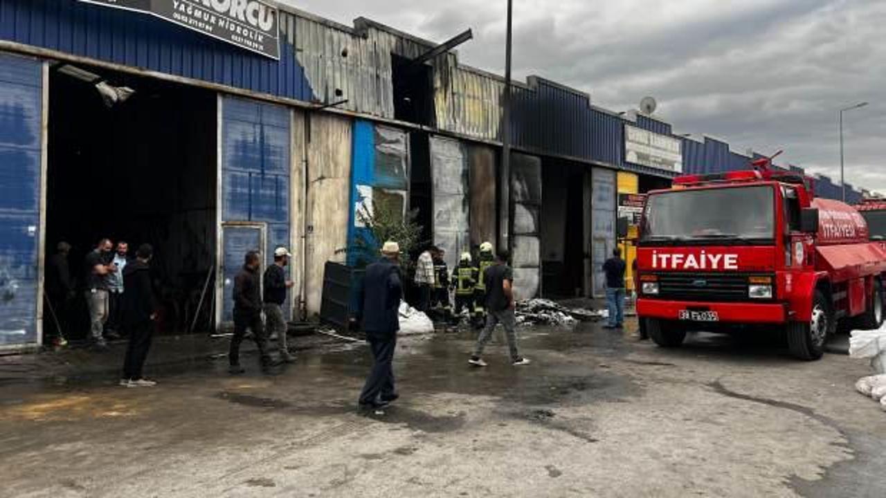 Kayseri'de 3 iş yeri yangında zarar gördü