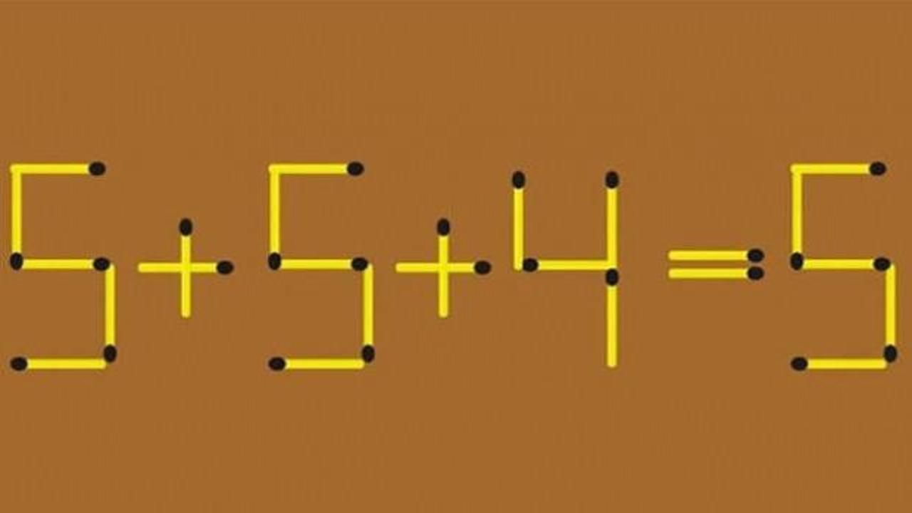 Kibrit Çöpü Bulmacası #10: 