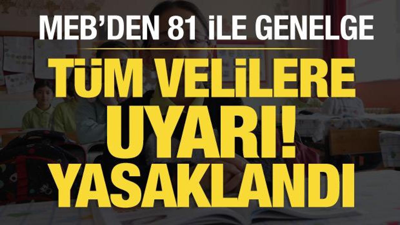 MEB'den 81 ile genelge: Kayıt ücreti alınmayacak!