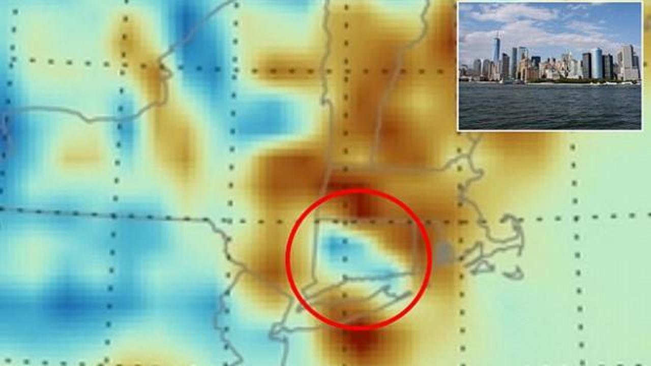 New York'a doğru ilerliyor! Yakınlarda gizlenmiş gizemli bir sütun keşfettiler!