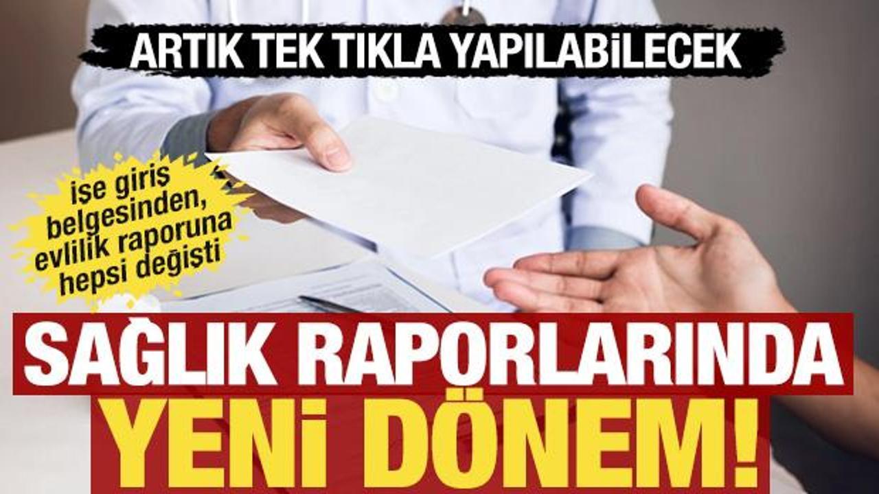 Sağlık raporlarında yeni dönem! Resmi Gazete'de yayımlandı: e-Nabız devreye girecek