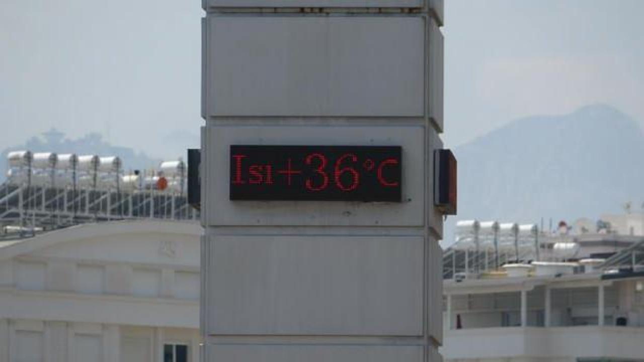 Şehir kavruldu, termometreler 36 derecede ama...