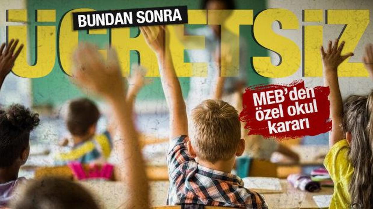 Son dakika! MEB'den özel okullarla ilgili açıklama: Aynı ders kitapları okutulacak