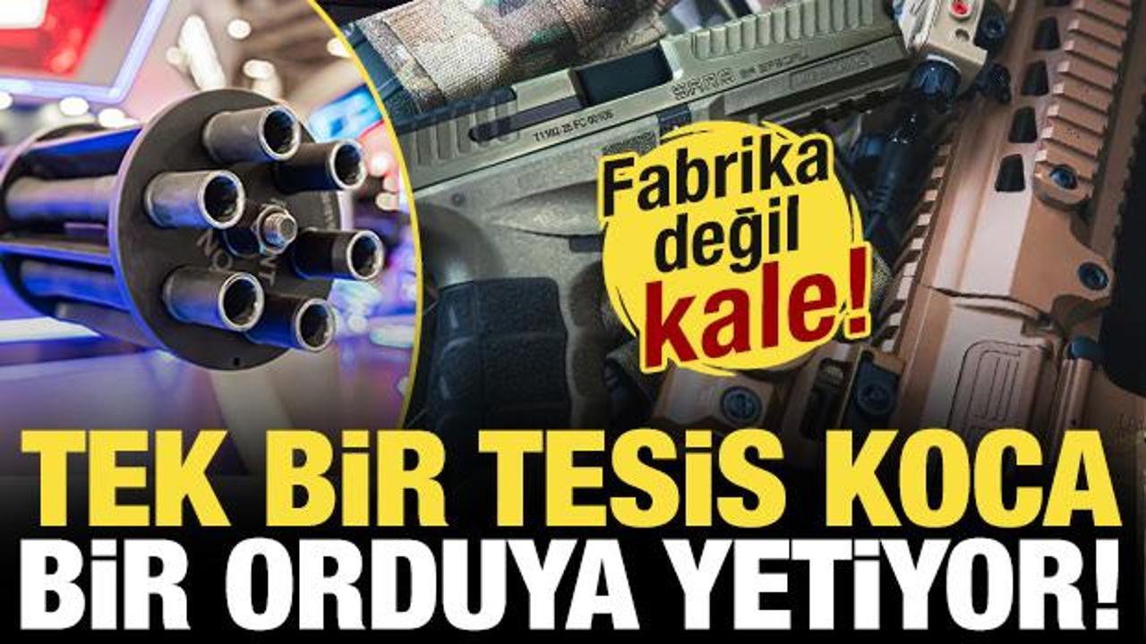 Tek bir tesis koca bir orduya yetiyor! Sarsılmaz'ın dev üretim üssünde her şey yerli!
