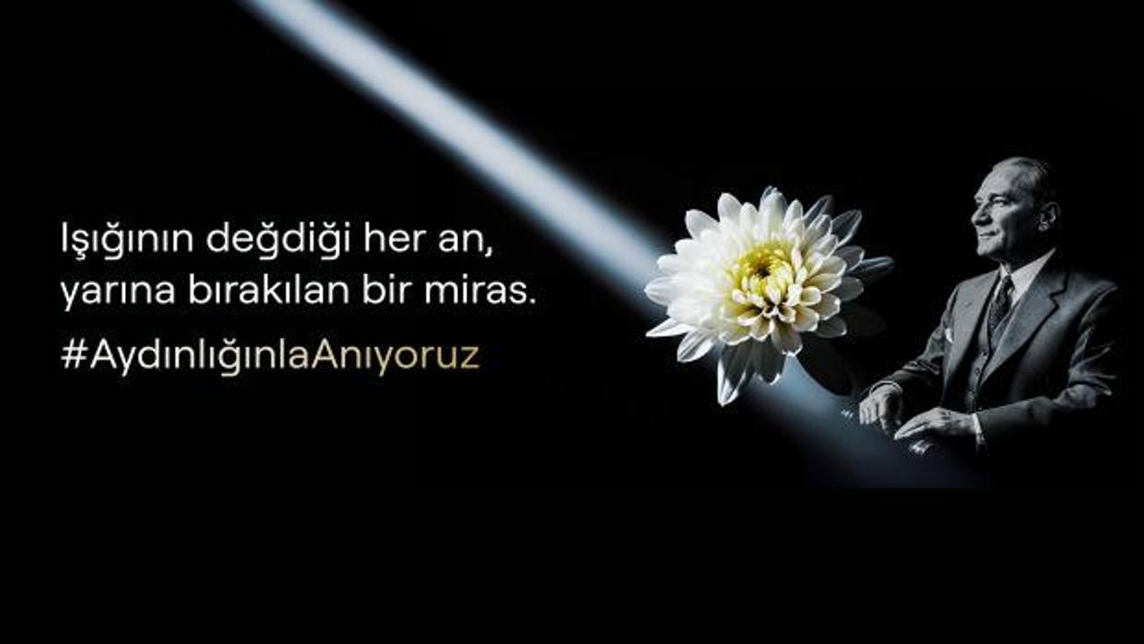 Turknet, Atatürk’e en sevdiği çiçek Kasımpatı ile teşekkür ediyor