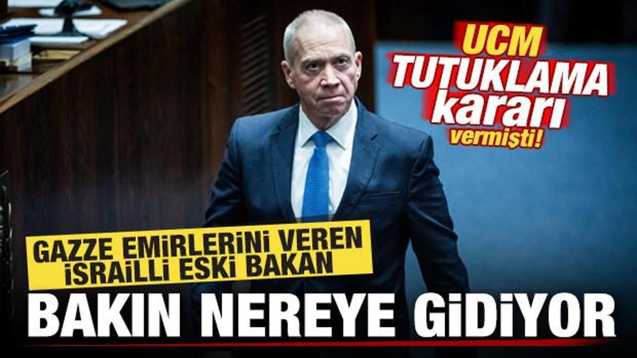 UCM tutuklama kararı vermişti! Gazze emirlerini veren İsrailli eski Bakan o ülkeye gidiyor