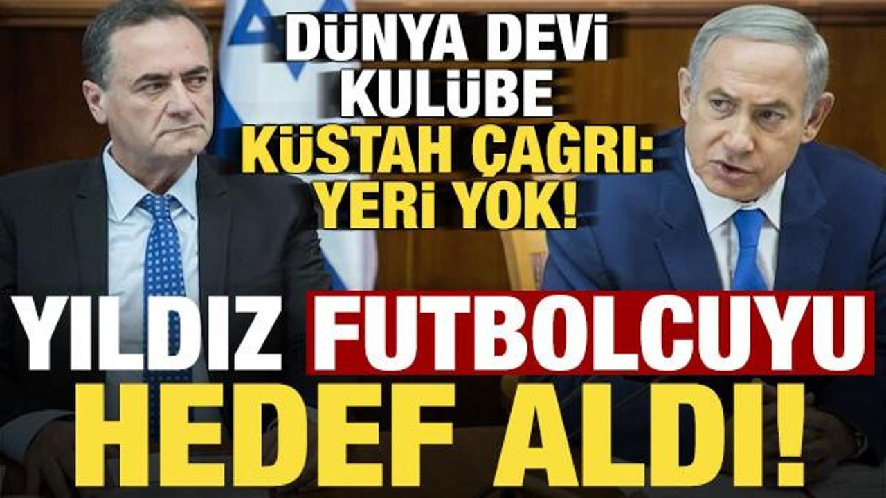 Yisrael Katz, Filistin Bayrağı taşıyan dünyaca ünlü futbolcuyu hedef aldı!