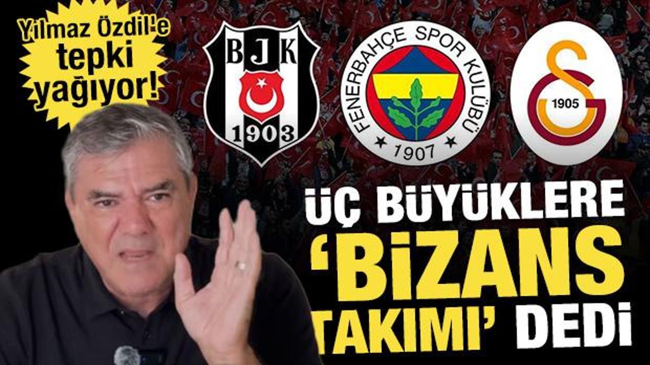 Yılmaz Özdil'e tepki yağıyor! Galatasaray, Fenerbahçe ve Beşiktaş'a 'Bizans takımı' dedi